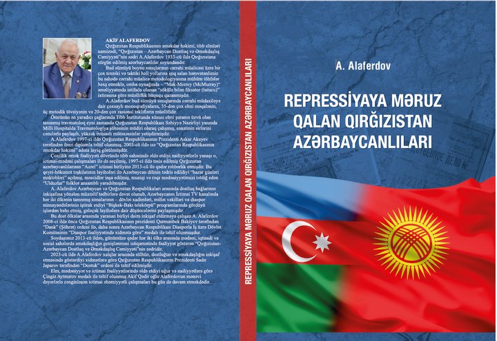 Kitab üz qabığı: Repressiyaya məruz qalan Qırğızıstan azərbaycanlıları