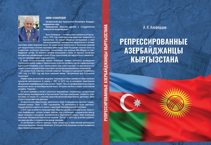 Kitab üz qabığı: Репрессированные Азербайджанцы Кыргызыстана